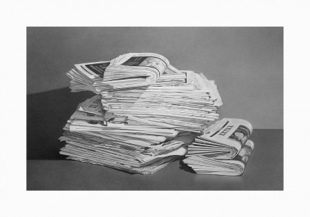 PRENSA (2017). Grafito, 100 x 70 cm